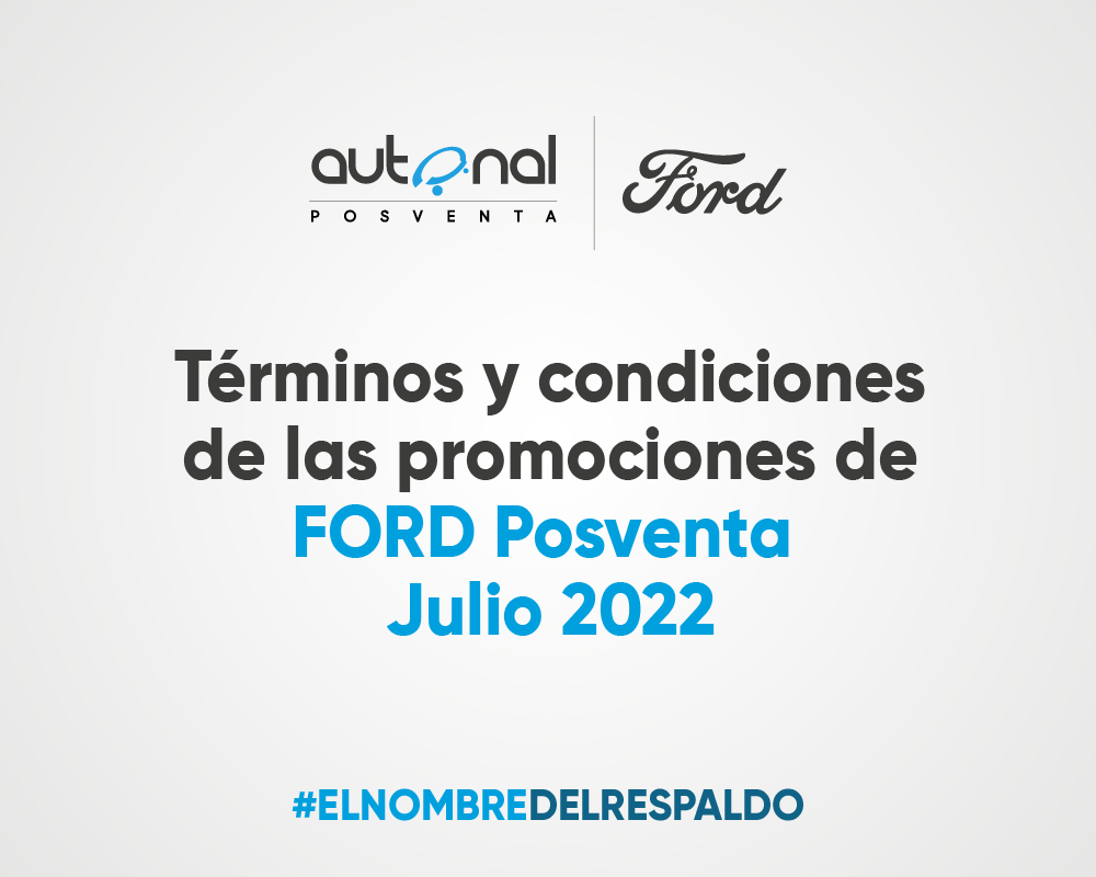 Ford Posventa-Julio 2022