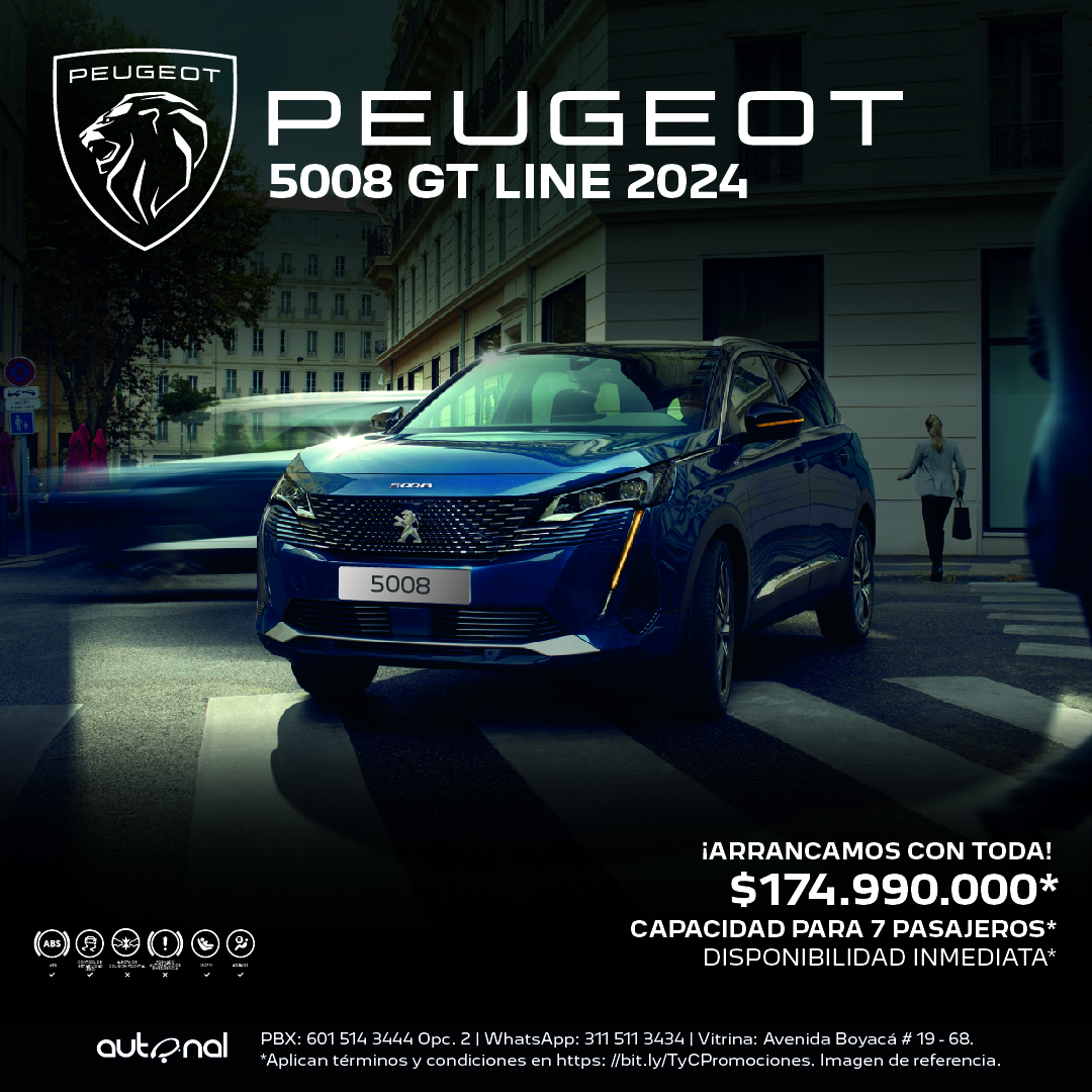 Peugeot 5008 Gt Line 2024