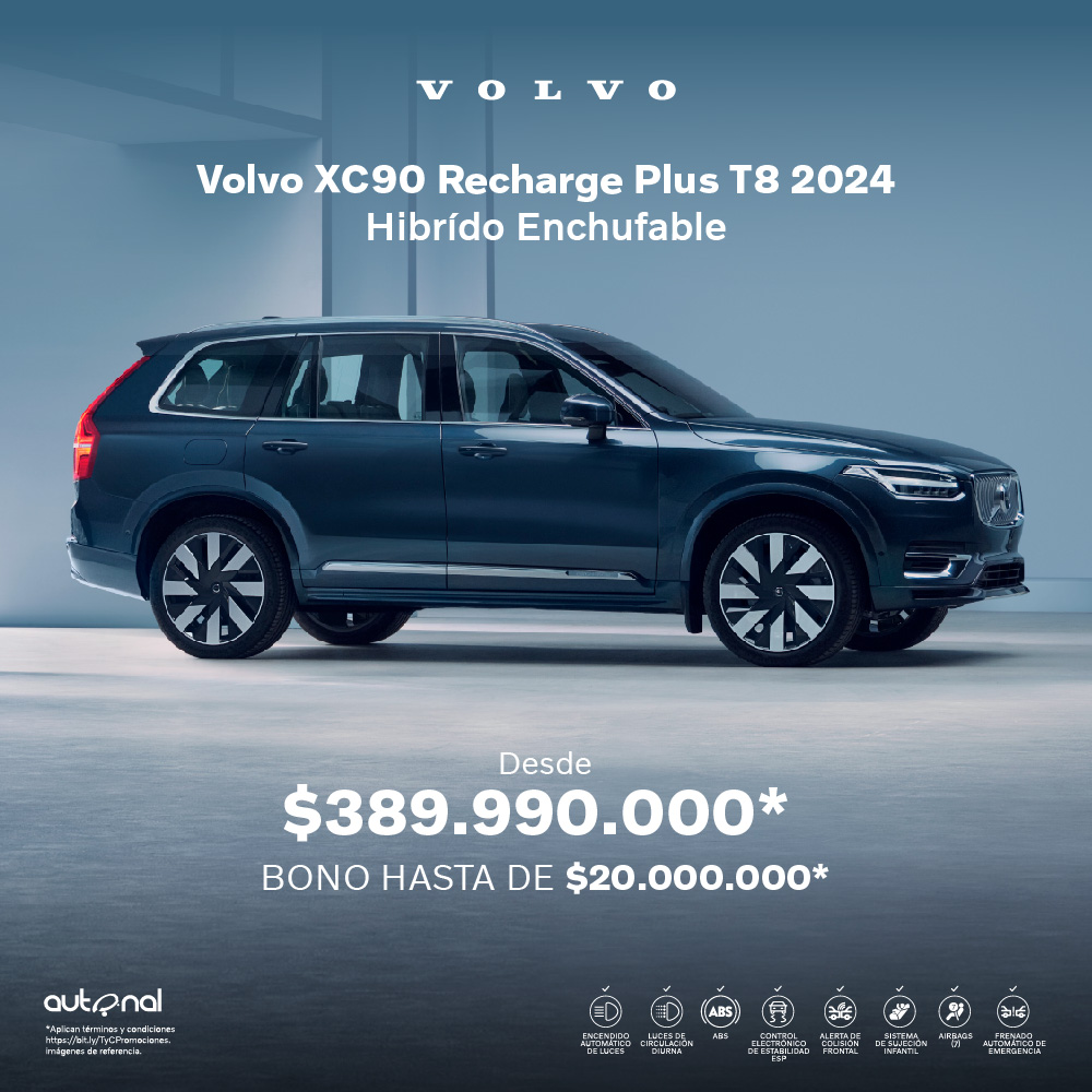 Volvo Xc90 Recharge Plus T8 Marzo 1400x570px